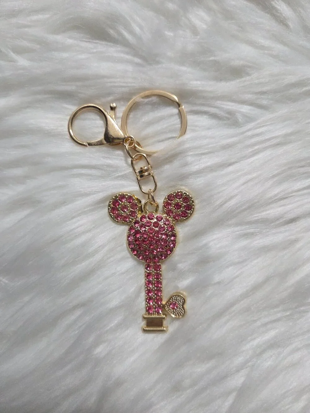 Mickey Mouse Ears Key Design Keychain